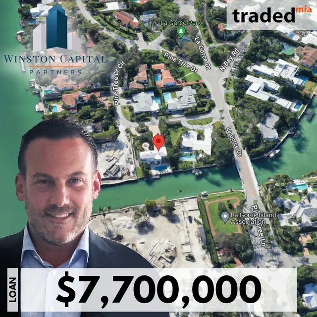Winston Capital Management Provides $7.7M Bridge Loan For 6465 Pinetree Drive Circle In Miami Beach