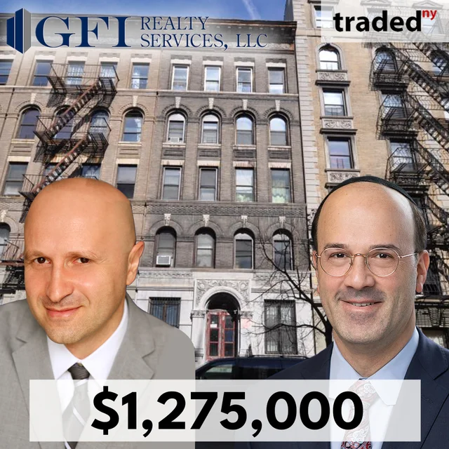 Sean O' Sullivan Acquires Multifamily Asset From Victor Murillo In Manhattan For $1.275M