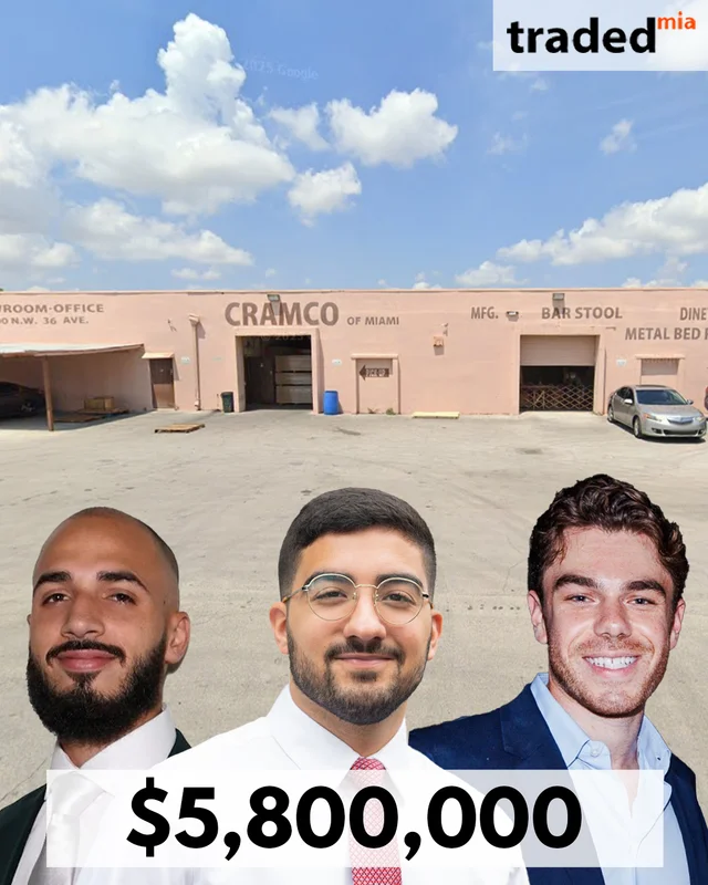 Paul & Louis Cramer Sell Industrial Asset At 5650 Northwest 36th Avenue In Miami For $5.8M