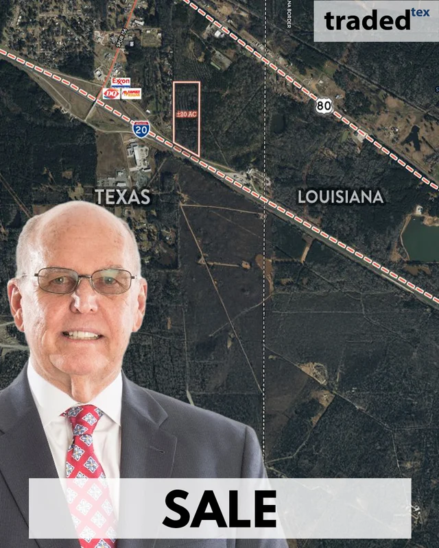 JF3 Properties LLC Buys 20 Acres Fronting I-20 In Waskom From Johnson Investments