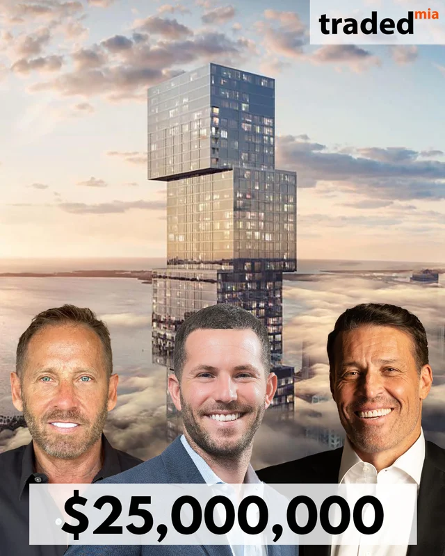 Tony Robbins Acquires Miami Penthouse From Ryan Shear For $25 Million With Rick Teed As Buyer's Rep