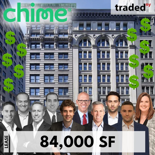 Chime Leases 84000 Square Feet Office Space At 122 5th Avenue From Bromley Companies