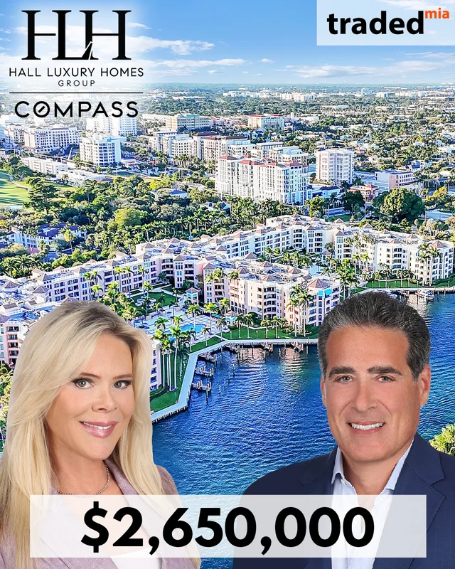 Mark Reichenbaum Sells Condo In Boca Raton For $2,650,000 With Buyer's Rep David Hall & Sonia Hall