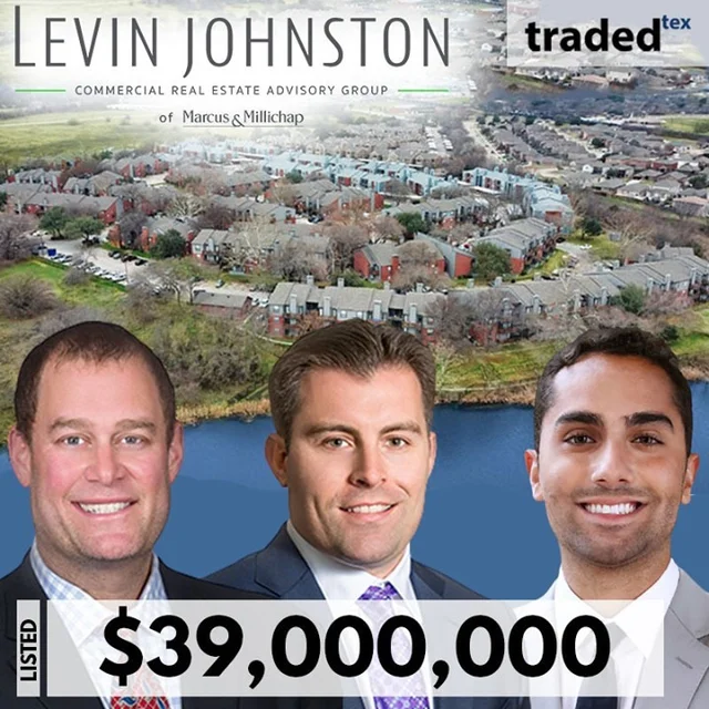 Levin, Johnston & Millichap Represent Buyer In $39M Multifamily Sale In Haltom City