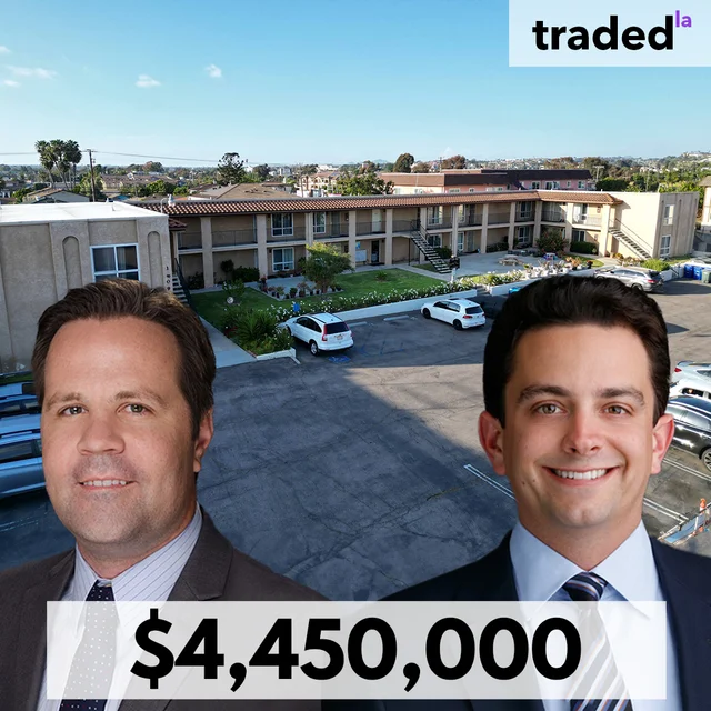 James V. Carter & Angelo La Bruna Of Apartment Realty Group Represent Buyer In National City Multifamily Sale For $4.45M