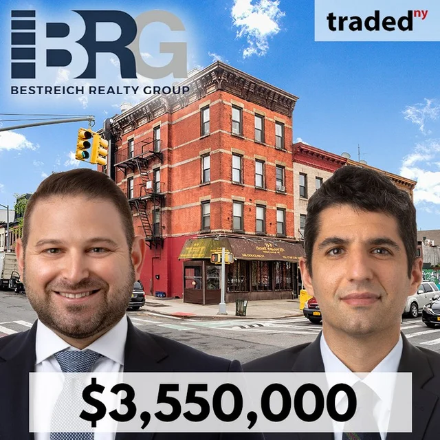 Brooklyn Mixed-Use Property Sold For $3.55M With Buyer's Rep Derek Bestreich & Seller's Rep Adam Lobel