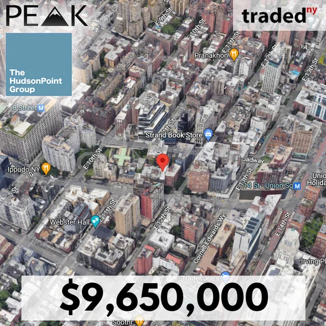 Peak Capital And HudsonPoint Group Acquire Multifamily Property In NYC For $9.65M