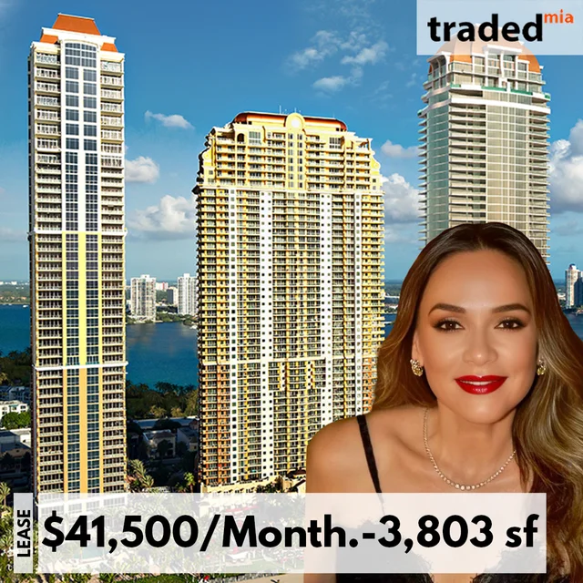 Adriana Vargas Hernandez Leases Condo At The Estates At Acqualina For $41,500/Month As Representative
