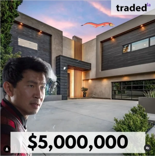 Simu Liu Acquires Hollywood Hills SFR For $5M With Broker Erik Brown
