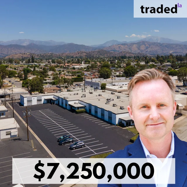 Dunleer Sells Industrial Property In Covina For $7.25M, Represented By BJ Turner And Brokers Kurt Yacko And Kerel Sharfner