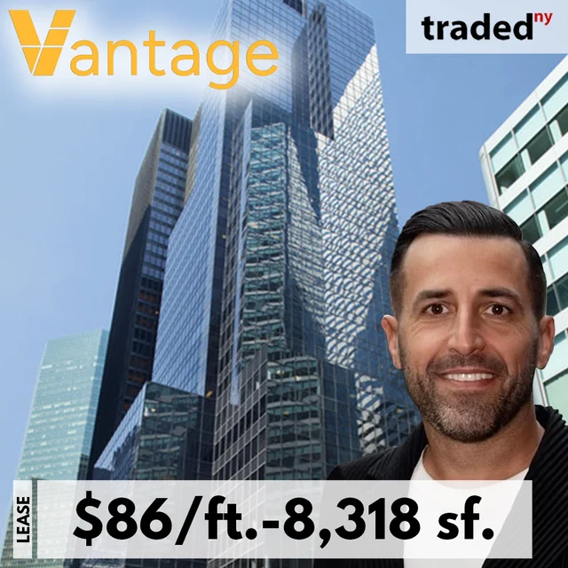 Danny Volk Of Vantage Real Estate Advisors Brokers Modified Gross Lease Deal At 600 Lexington Avenue In Midtown Manhattan
