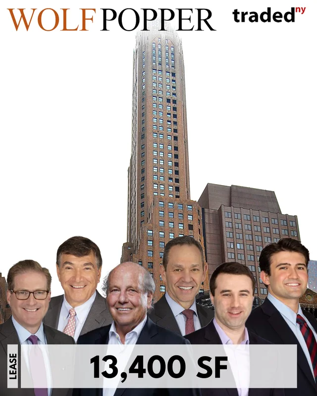 Wolf Popper LLP Leases 13,400 Square Feet At 570 Lexington Avenue In Midtown Manhattan