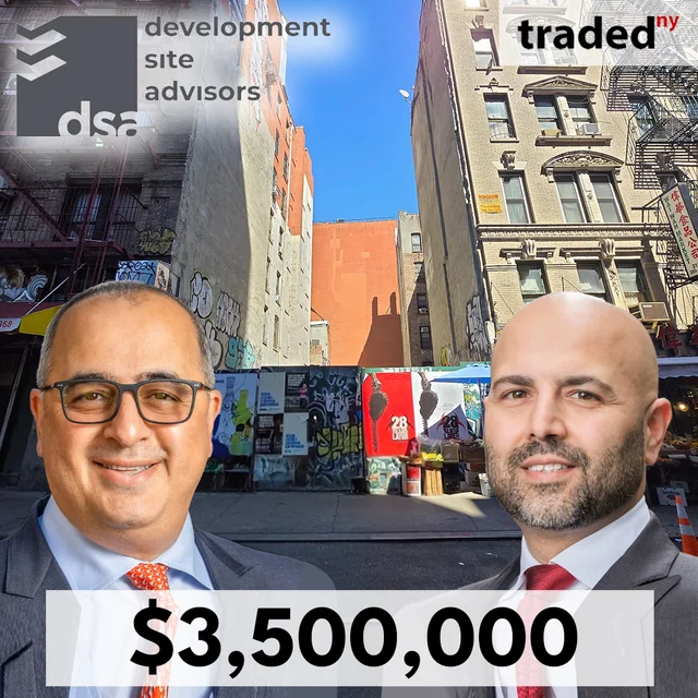 Development Site Advisors Represent Sale Of 15 Catherine Street In Two Bridges For $3.5M
