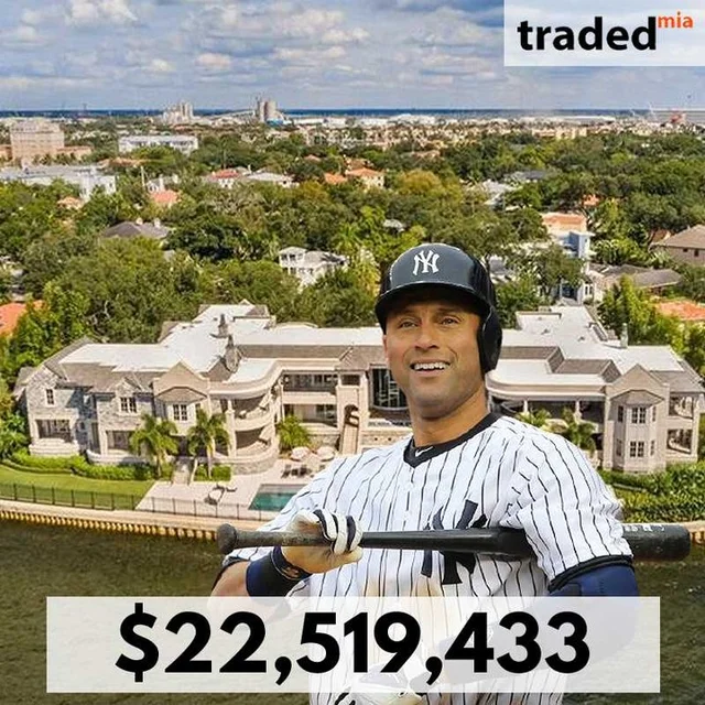 Derek Jeter Sells Single Family Property In Tampa For $22.5M