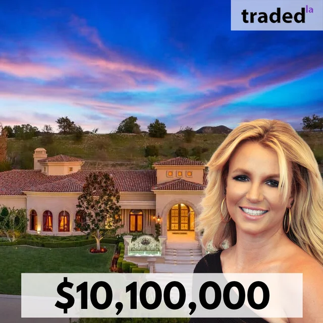 Britney Spears' Calabasas Single Family Sells For $10.1M To Ezekiel Tyson Jr. With Bryce Pennel - Compass As The Broker