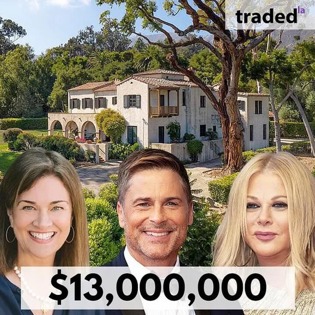 Rob Lowe & Sheryl Berkoff Acquire Montecito SFR For $13M