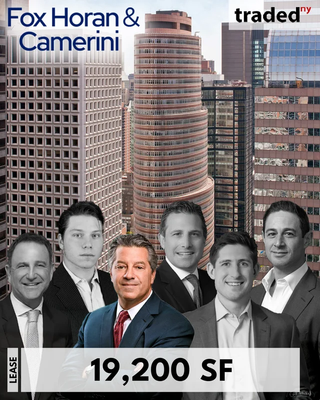 Fox Horan & Camerini Leases 19,200 Square Feet At SL Green’s Lipstick Building In Midtown Manhattan