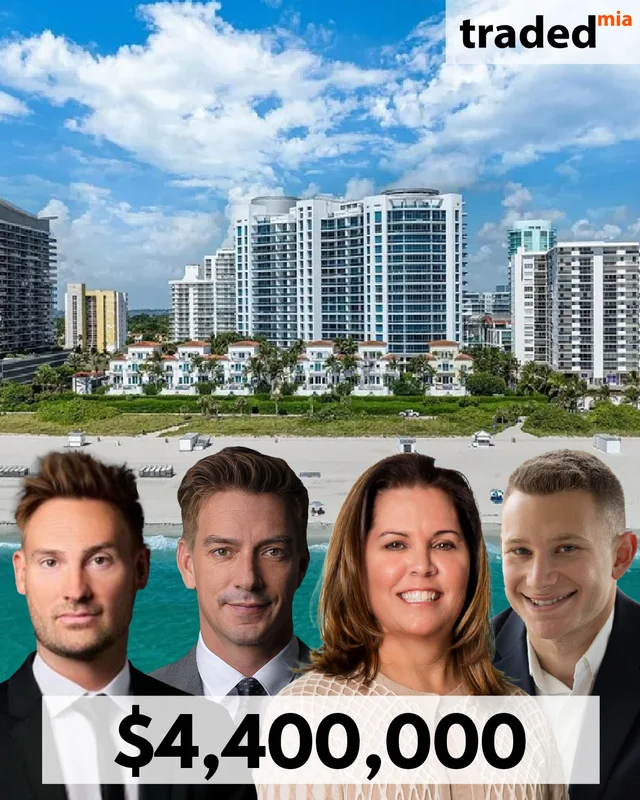 Andy Isaacs Purchases Condo At 5959 Collins Avenue For $4.4M With Buyer's Reps Reid Heidenry & Marko Gojanovic