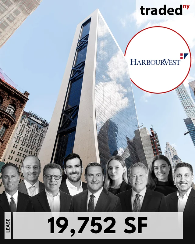 HarbourVest Partners Signs 10-Year Lease For 19,752 SF Office At 9 West 57th Street