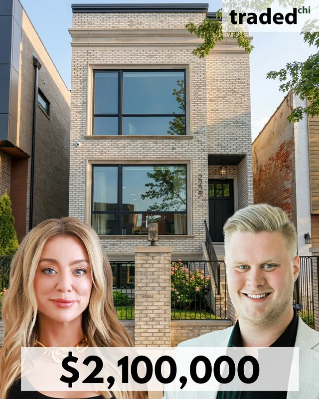 Danielle Dowell And Tanner Peterson Of Berkshire Hathaway HomeServices Sell Chicago Single Family For $2.1M