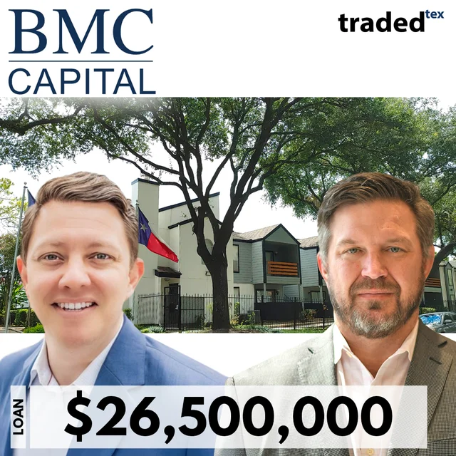 Noah Laredo & Grant Garlock Of BMC Capital Secures $26.5M Refinance For 235-Unit Multifamily In Houston