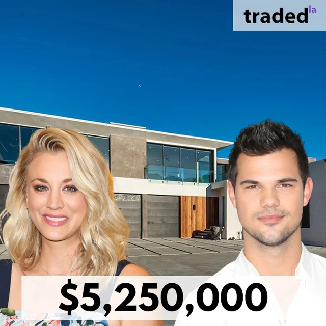 Kaley Cuoco Acquires Agoura Hills SFR From Taylor Lautner For $5.25M