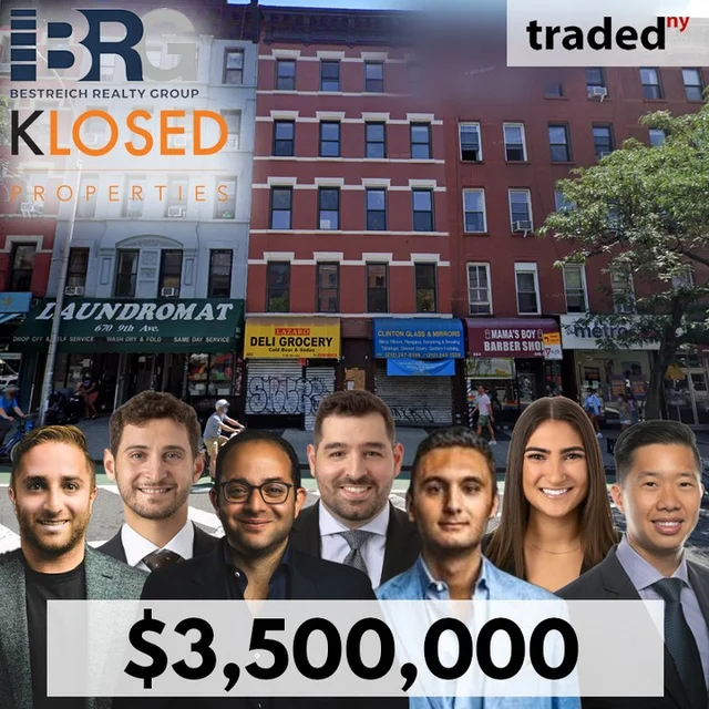 Klosed Properties Acquires Hell's Kitchen Mixed-Use Property For $3.5M