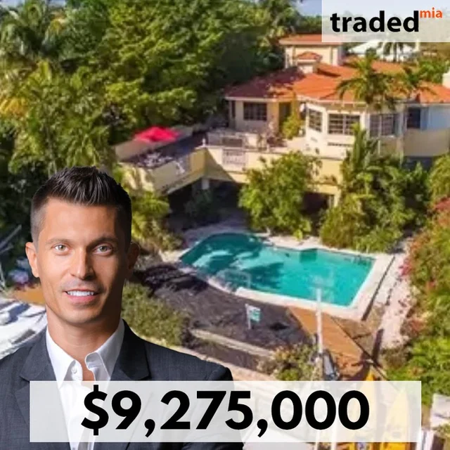 Christopher Paciello Acquires SFR In Miami Beach For $9.27M