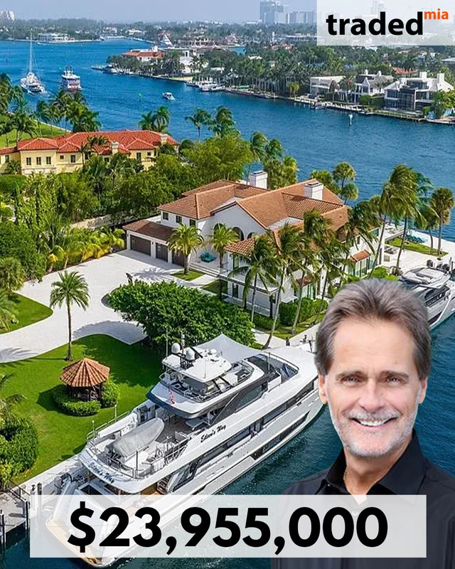 John C. Spyksma Acquires Waterfront Home At 529 Bontona Ave In Fort Lauderdale For $23.96M