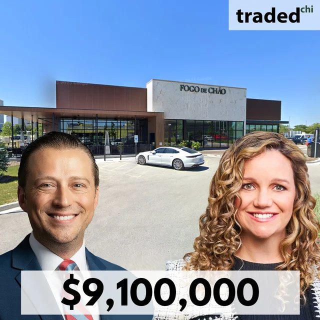 Hines Sells Oak Brook Retail Building For $9.1M With Buyer's Rep Nicholas Kanich & Seller's Rep Laura Hines-Pierce