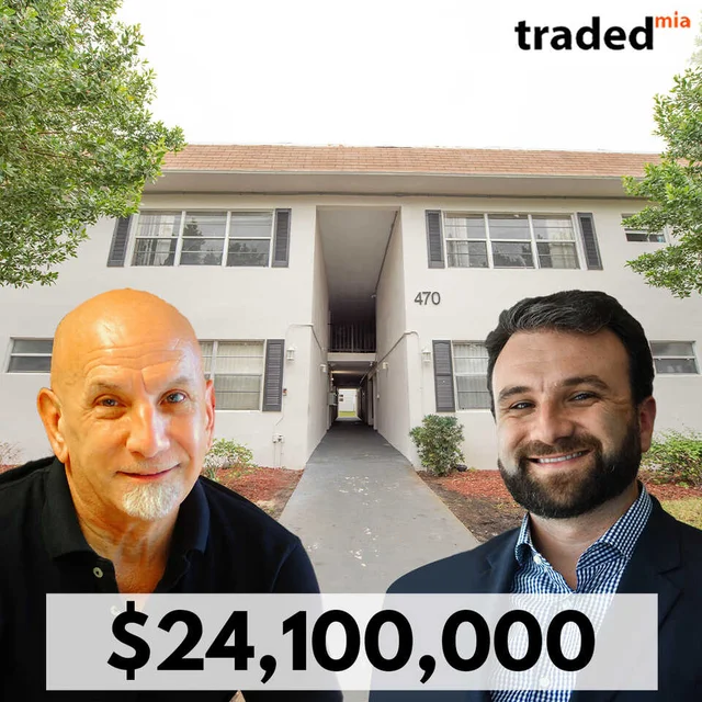 Martin J. Goldstein & Russell L. Goldstein Acquire MultiFamily Asset In Pompano Beach For $24.1M
