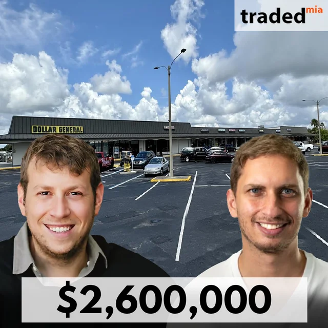 Shea Schneider And Sholom Eckhaus Acquire Palm Bay Plaza From Kathy Theofilos For $2.6M
