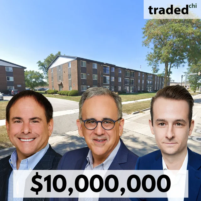 Matthew Rosenthal, Eric Silverman Of Eastham Capital And Kurt Bender Sell 84-Unit Multifamily In Chicago Ridge For $10M