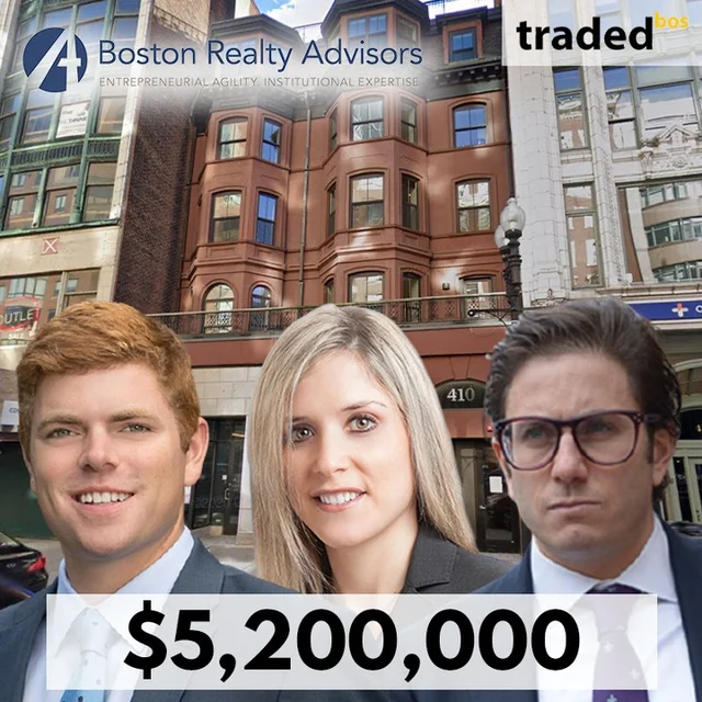 Boston Realty Advisors Facilitates $5.2M Sale Of Retail Property In Boston, MA