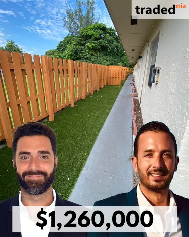 MM Equity Group sells Multifamily Asset In Dania Beach For $1.26M With Buyer's Rep David Benichou & Seller’s Rep Jonathan Teboul