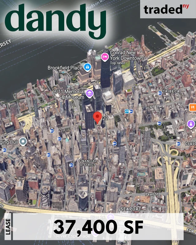 Dandy Leases 37,400 Sq. Ft. Office From Mayore Estates At 22 Cortlandt Street Manhattan
