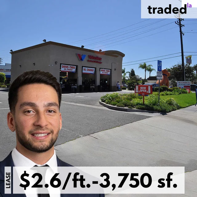 Valvoline Instant Oil Change Signs 15-Year Triple Net Lease In Garden Grove