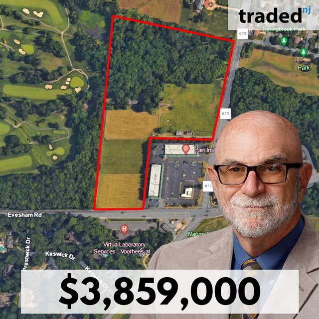 Rose Commercial Real Estate Negotiates $3.859M Land Sale In Cherry Hill