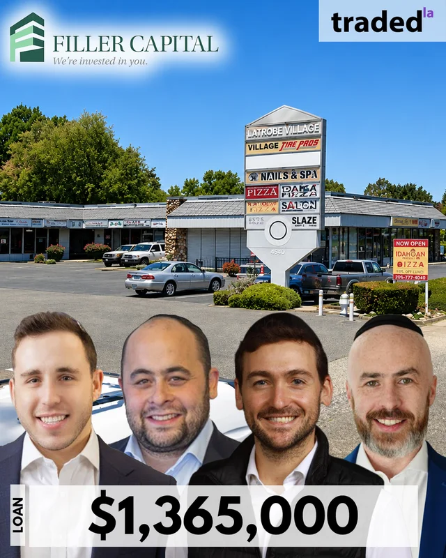 Filler Capital Secures $1,365,000 Loan For Acquisition Of Retail Center In Citrus Heights