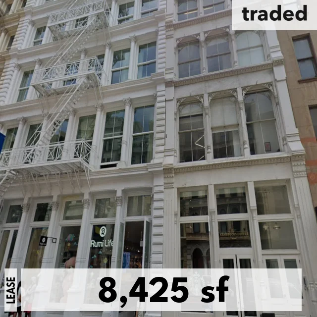 MiddleGround Capital Leases 8425 Square Feet At 444 Broadway New York With Madison Capital