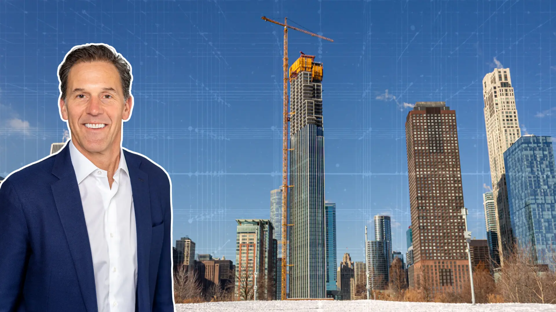 400 Lake Shore Completes Sixth and Final Tower Crane Jump in Streeterville