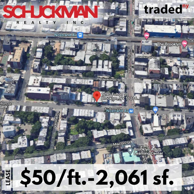 30-Minute Hit Leases Retail Space In Bed-Stuy At 1290 Fulton Street With Landlord's Rep Steven Hakakian & Baruch Edelkopf