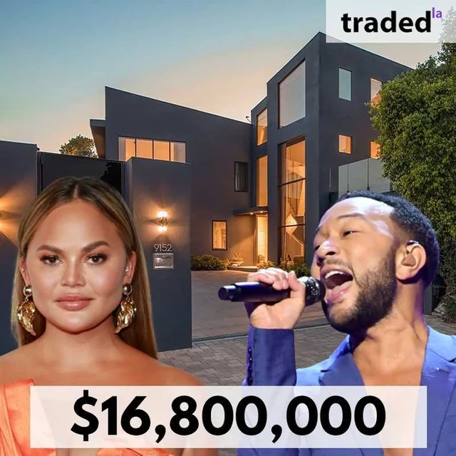 Chrissy Teigen & John Legend Sell Beverly Hills SFR For $16.8M With Brokers Marshall Peck & Joyce Rey