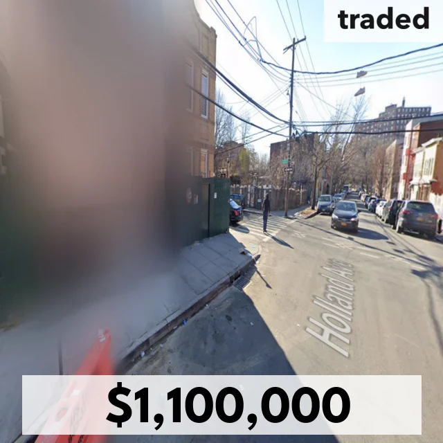 SHG 3602 LLC Acquires Development Site On Holland Ave, Bronx For $1.1M