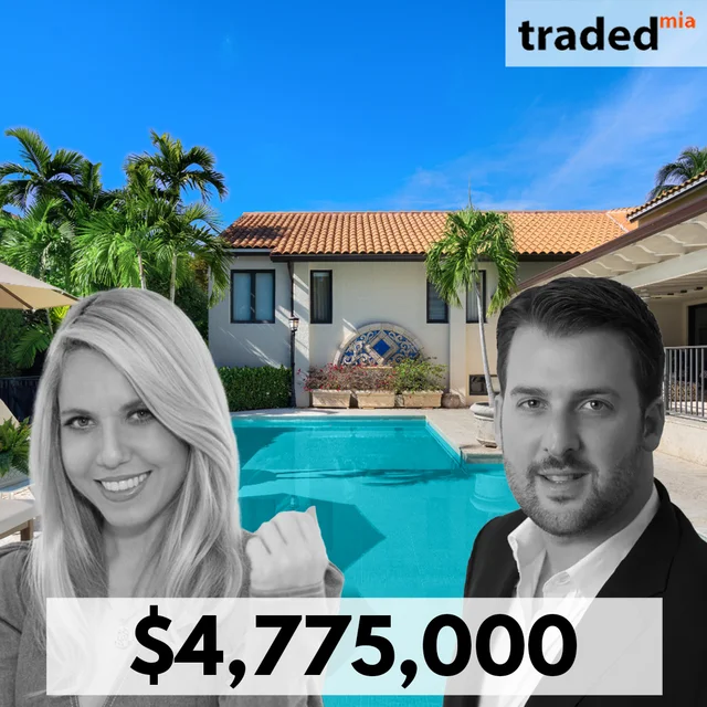 Gina Menendez Lacayo & Gonzalo Lacayo Acquire SFR In Coral Gables For $4.775M