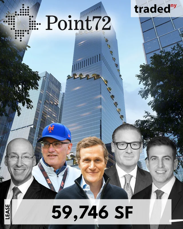 Steve Cohen Of Point72 Asset Management Secures Lease At 66 Hudson Boulevard East For 59746 SF