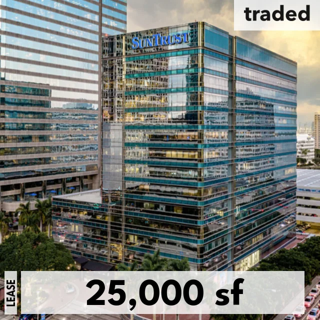 SunTrust Bank Leases 25000 Square Feet At 777 Brickell Ave Miami Represented By Cushman & Wakefield