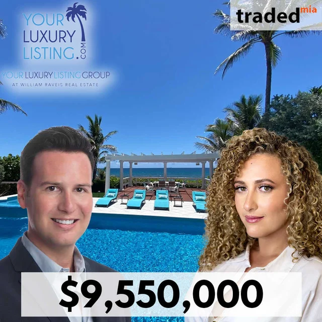 William Raveis Real Estate Represents Both Seller And Buyer In $9.55M Highland Beach SFR Sale