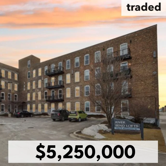 Riverbend Lofts Holdings LLC Acquires 40 Condos From Riverbend Condominiums LLC For $5.25M