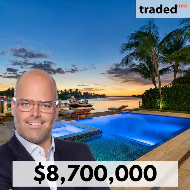 Oliver Lloyd Acquires Miami Beach SFR For Record-Breaking $8.7M